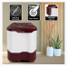 Washing Machine: Godrej 9 Kg 5 Star Active Soak Technology Semi-Automatic Top Load Washing Machine (WS EDGEPRO 90 5.0 PPB3 WNRD, Wine Red, With Rain Shower Spin)